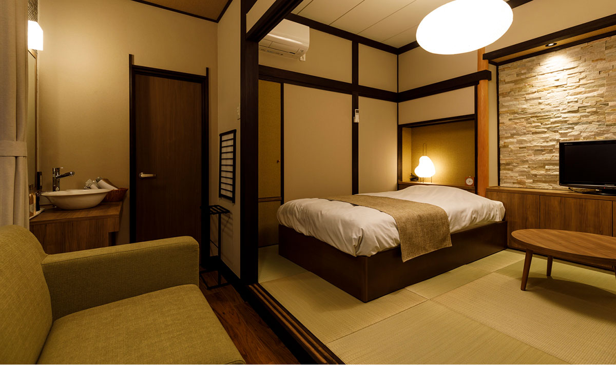 Habitaciones individuales de estilo japonés y occidental